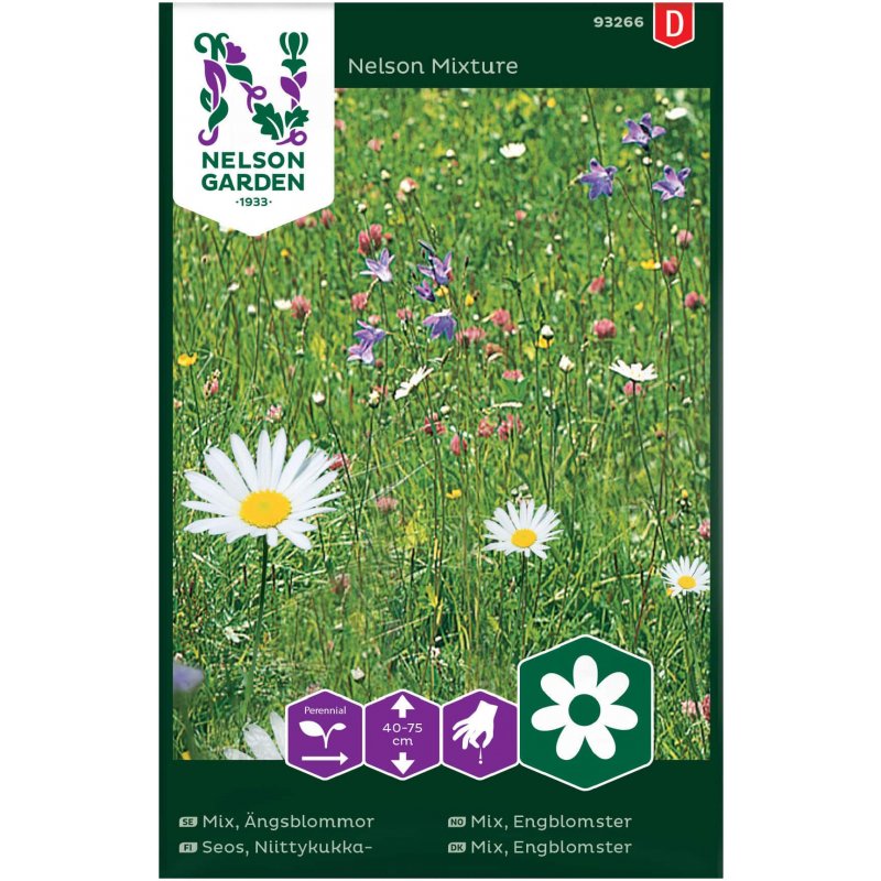 93266 meadow flowers image 1 - Engblomster, 4 m2